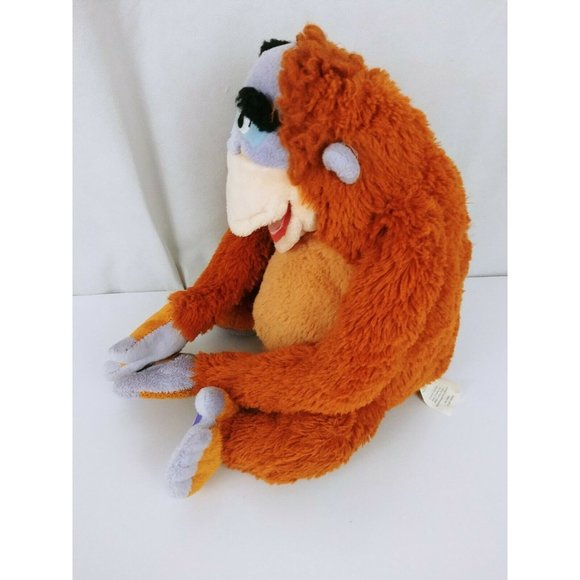 Disney Store Jungle Book King Louie Plush with Hugging Hands Stuffed Toy 12" - Picture 4 of 6